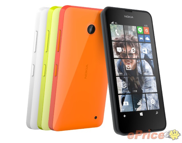 微軟 Lumia 635 上市　4G+WP8.1 售 $7,990