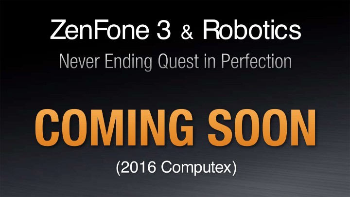 華碩 5 月底發表 ZenFone 3，還要推機器人產品