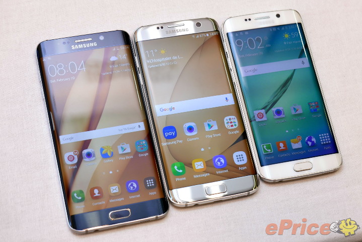 雙曲面三旗艦：Samsung S7 Edge 與 S6 Edge、S6 Edge+ 規格比較！
