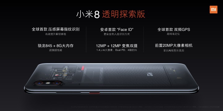 Xiaomi 8 Pro 螢幕指紋版 介紹圖片