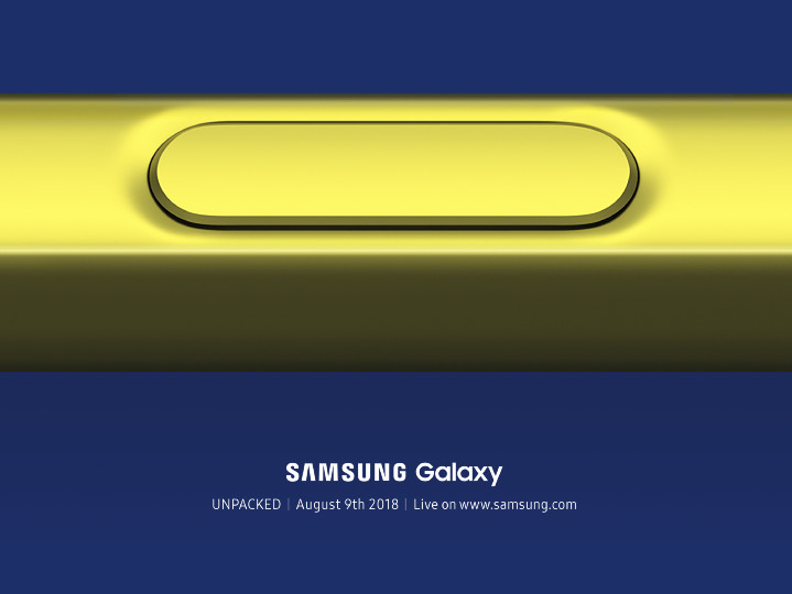 可能有黃色新配色，三星 Galaxy Note 9 確認將於 8 月 9 日發表