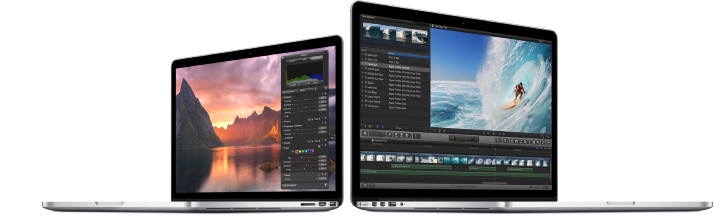 MacBook Pro配備retina顯示器(15吋螢幕_2.5GHz四核心Intel Core i7處理器_16GB記憶體_512GB硬碟)，原價79,900元、教育價73,600元，滿萬折500元特價70,100元，送配件組。.jpg