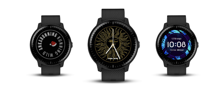 全新Garmin vivoactive 3 Music音樂智慧腕錶採無邊框設計，搭配Connect IQ隨心置換各式特色錶面，客製化你的專屬風格。.jpg