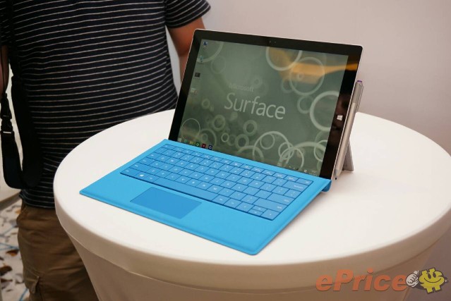 微軟 Surface Pro 3 登台 $24,888 起，八月上市
