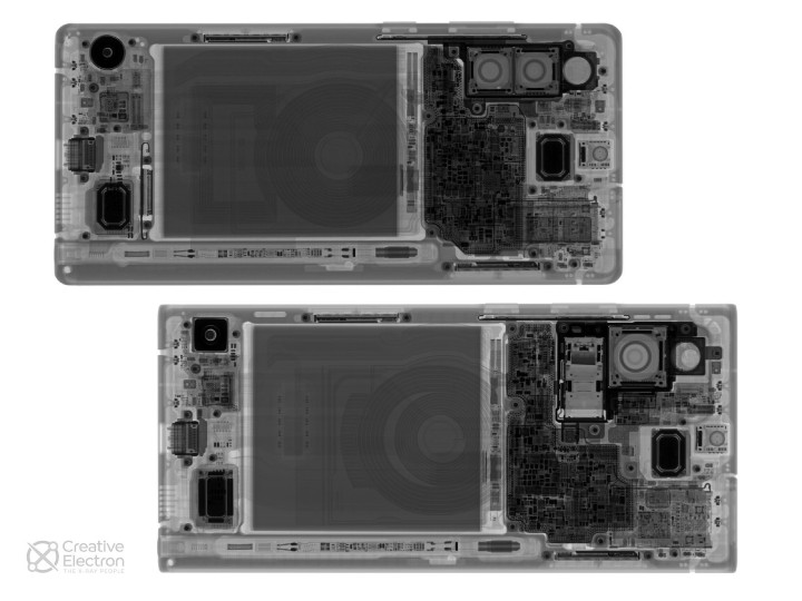 Note 20 系列拆解現玄機　同款手機有不同散熱設計