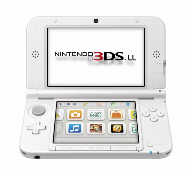 任天堂3DS LL 發表3D 螢幕更大、續航力也提升