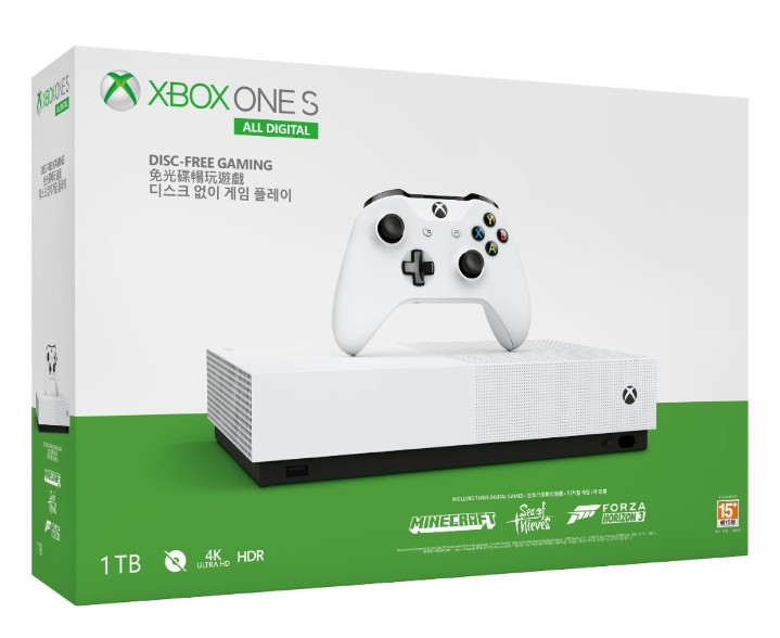【圖1】「Xbox One S 全數位版」遊戲主機建議售價為新台幣7,980元.jpg