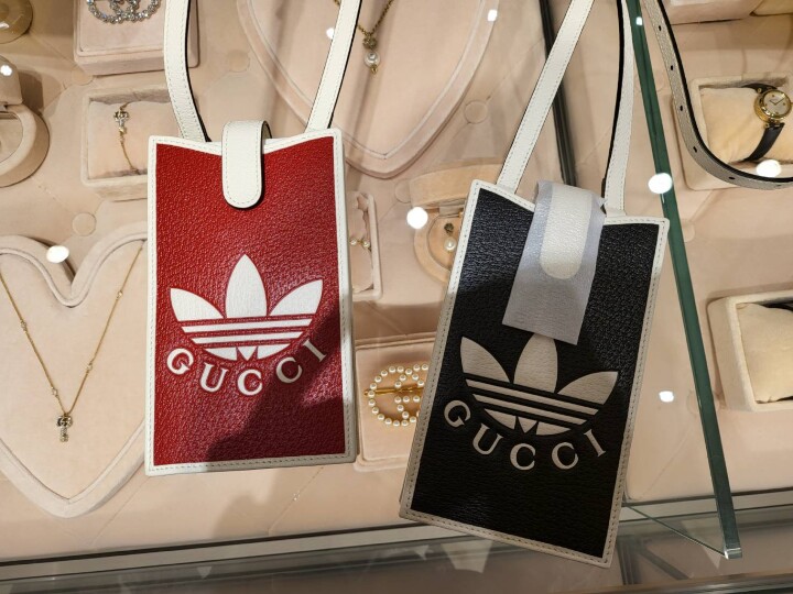 開箱 Gucci x Adidas 真廢包~再也不怕手機離家出走