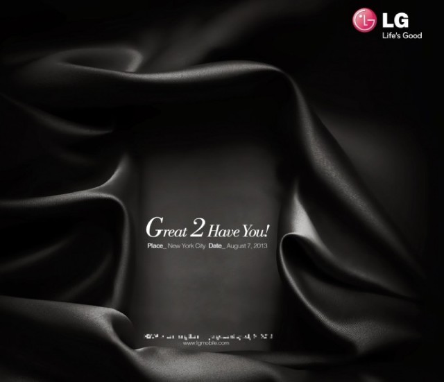 LG Optimus G2　8/7 美國紐約將發表