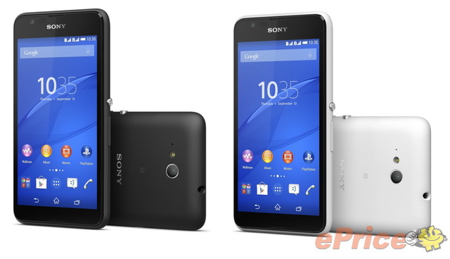 圖1_Sony Mobile最新Xperia_ E4g智慧型手機，支援台灣4G LTE全頻段，共有經典黑、白兩色.jpg