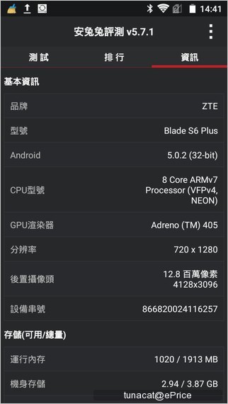 ZTE Blade S6 Plus 上市，5.5 吋中階款賣 $9,888