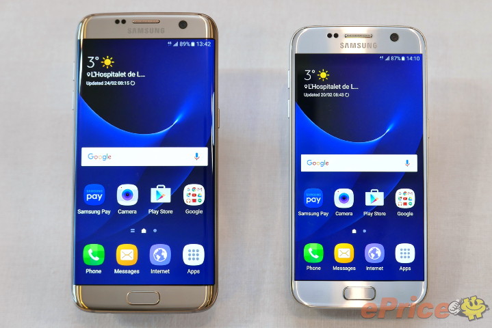 美型雙旗艦：Samsung Galaxy S7、S7 Edge 實機直擊與外型比較