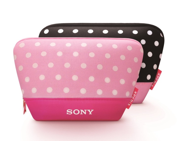 圖1_Sony Mobile推出「禮享女人日」活動，5月31日前至Sony Mobile專賣店買Xperia手機送「點點化妝包」，輕巧隨行、美麗一手掌握！.jpg
