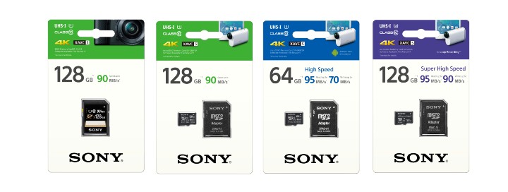 圖1) Sony在台推出全新4款高速記憶卡，90MBs以上讀取速度高效記錄，搭配嶄新包裝專業亮眼上市。.jpg