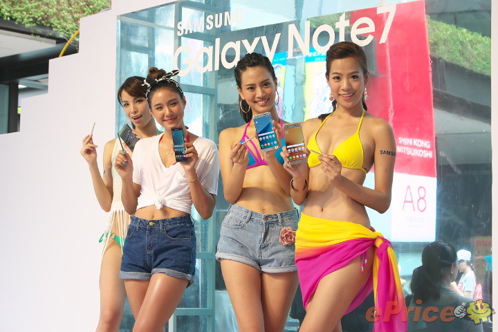 Samsung Galaxy Note 7 今開賣　金色貨量充足