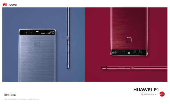 【HUAWEI】HUAWEI P9推出瑪瑙紅、時尚藍新色，建議售價為549歐元！.jpg