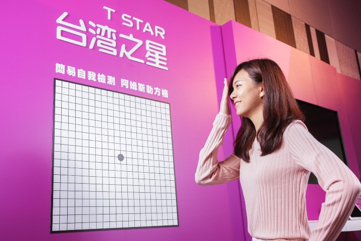 台灣之星啟動護眼工程，呼籲國人愛護眼睛。並可藉由「阿姆斯勒方格表(AMSLER GRID)」在家自我進行視力檢測。（圖片由台灣之星提供）.jpg