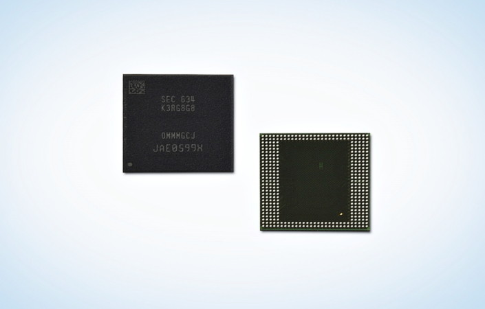 手機 RAM 將更上層樓，三星發表 8GB LPDDR4 DRAM 晶片