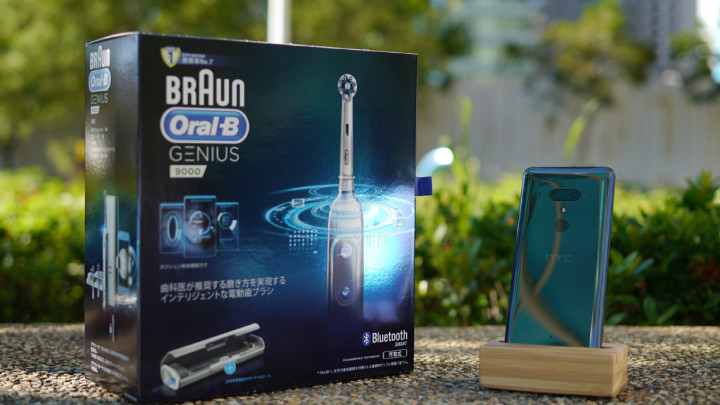 德國百靈Oral-B-3D智慧追蹤電動牙刷Genius9000(櫻花粉)開箱分享