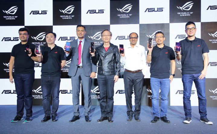 華碩由董事長施崇棠率隊於新德里發表最新電競手機ROG Phone II，各界貴賓到場支持.JPG