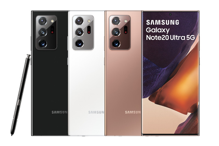 三星最新5G旗艦手機Galaxy Note 20 Ultra(如圖)也同步在817於台灣大開放預購。.jpg