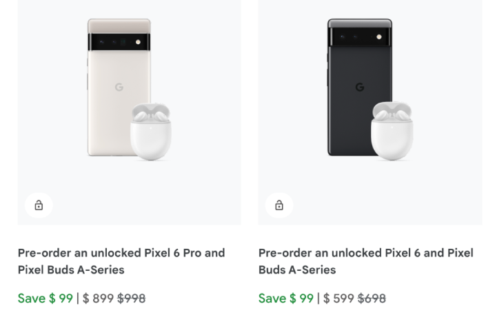Google：美加Pixel 6 系列預購消費者一律送Pixel Buds A-Series，就算 