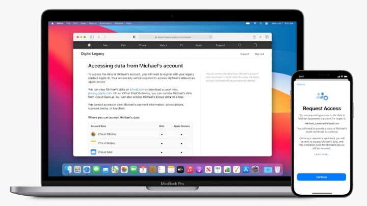 蘋果將在IOS 15.2加入查找附近追蹤自己物品功能，新增數位帳號託付選項