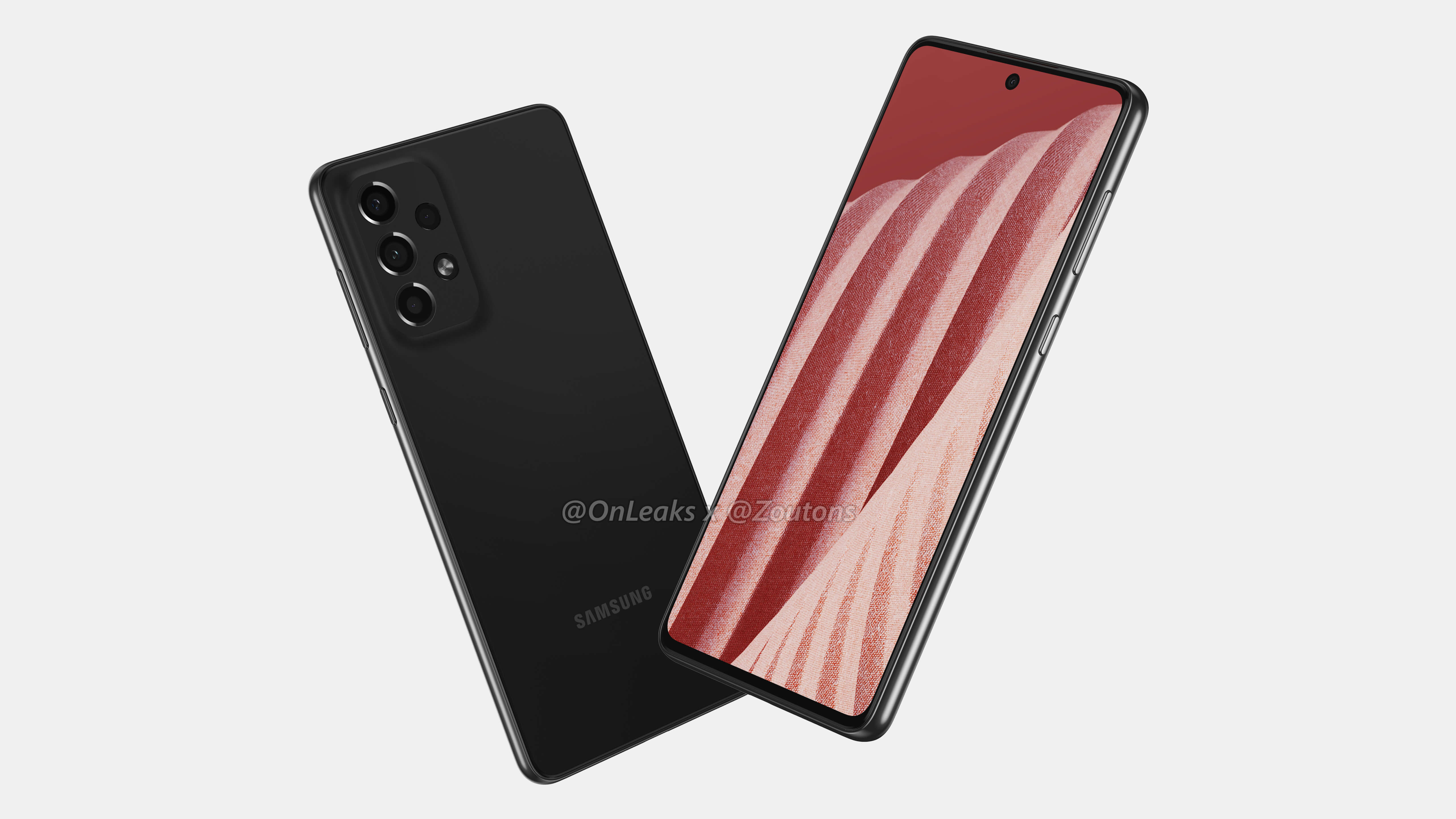 三星 Galaxy A73 彩現圖與規格流出，將配 108MP OIS 相機
