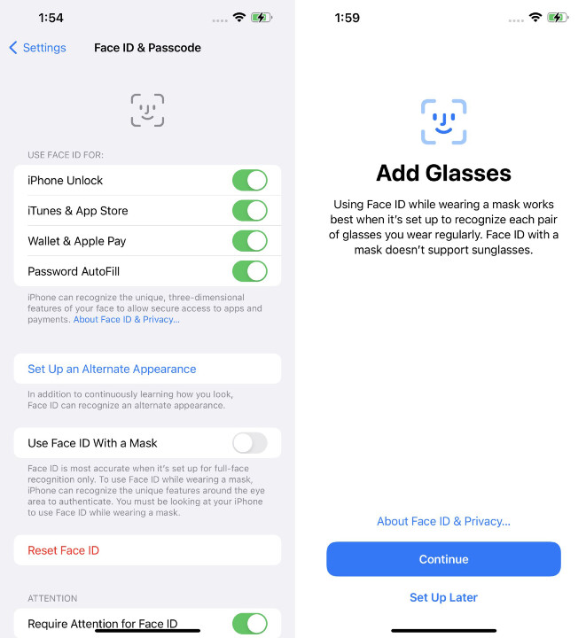 iOS 15.4 將加入口罩 FaceID 解鎖，連戴上眼鏡也可以