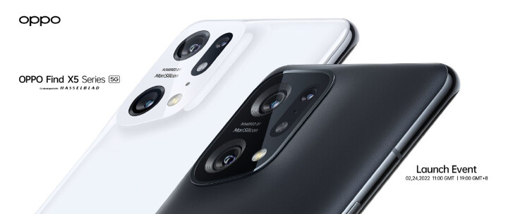 OPPO 宣布將在 2 月 24 日發表 Find X5 系列手機，同時啟動大使企劃