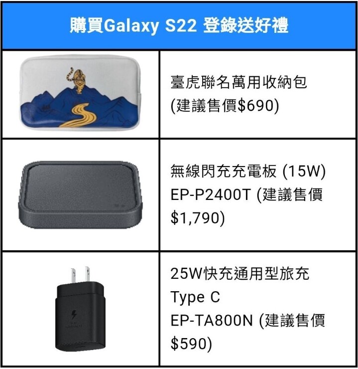 【獨家特賣】登錄送好禮 三星旗艦 Galaxy S22 只要 18,900 元 (5/10~5/16)
