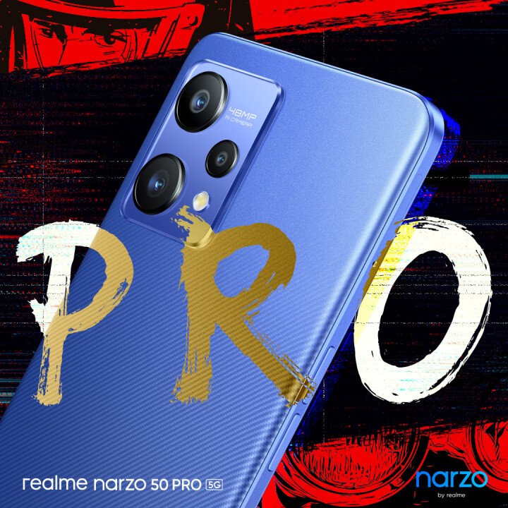 中階電競手機，realme 將在 5 月 18 日發表 Narzo 50 Pro