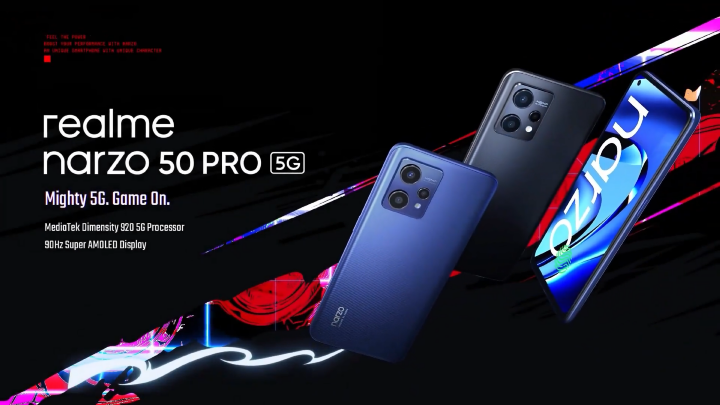 萬元有找中階電競手機，realme Narzo 50 Pro 正式發表