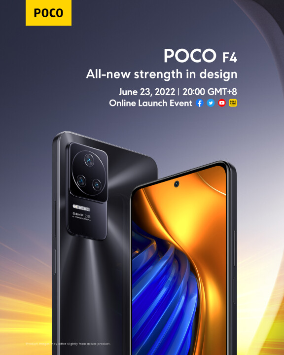 POCO 宣布將在 6 月 23 日舉行 POCO F4 與 X4 GT 國際發表會