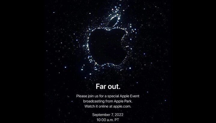蘋果正式釋出活動邀請，將於美國 9/7 正式揭曉 iPhone 14 系列新機