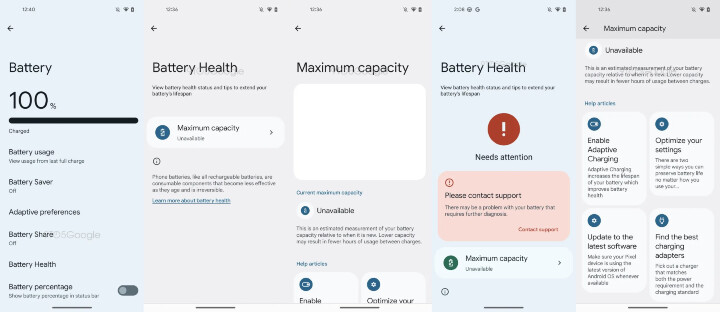 Google 正在為 Pixel 手機準備電池健康度估計功能
