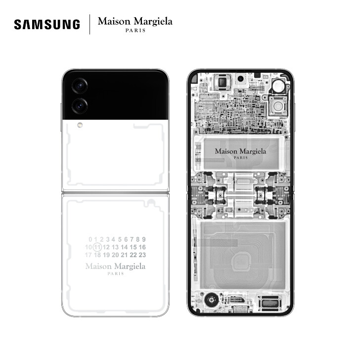 三星與精品品牌 Maison Margiela 推出了 Galaxy Z Flip 4 聯名版