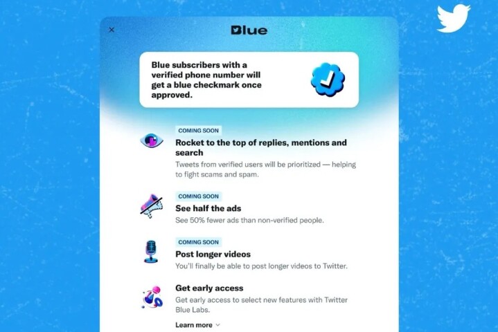 Twitter 將恢復推出 Twitter Blue 訂閱服務，iOS 裝置訂閱費用確定調漲