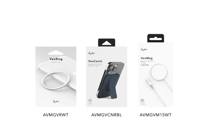 Avier Vee 系列 MagSafe 無線充電配件輕巧上市