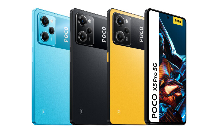 POCO X5 Pro 將在 2 月 6 日於印度發表，與 POCO X5 產品圖同步曝光