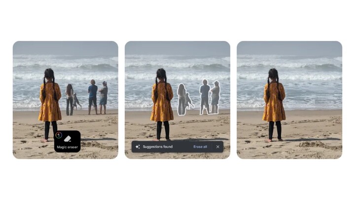 Google 相簿的魔術橡皮擦開放給所有 Pixel 手機，其他手機付費也能用