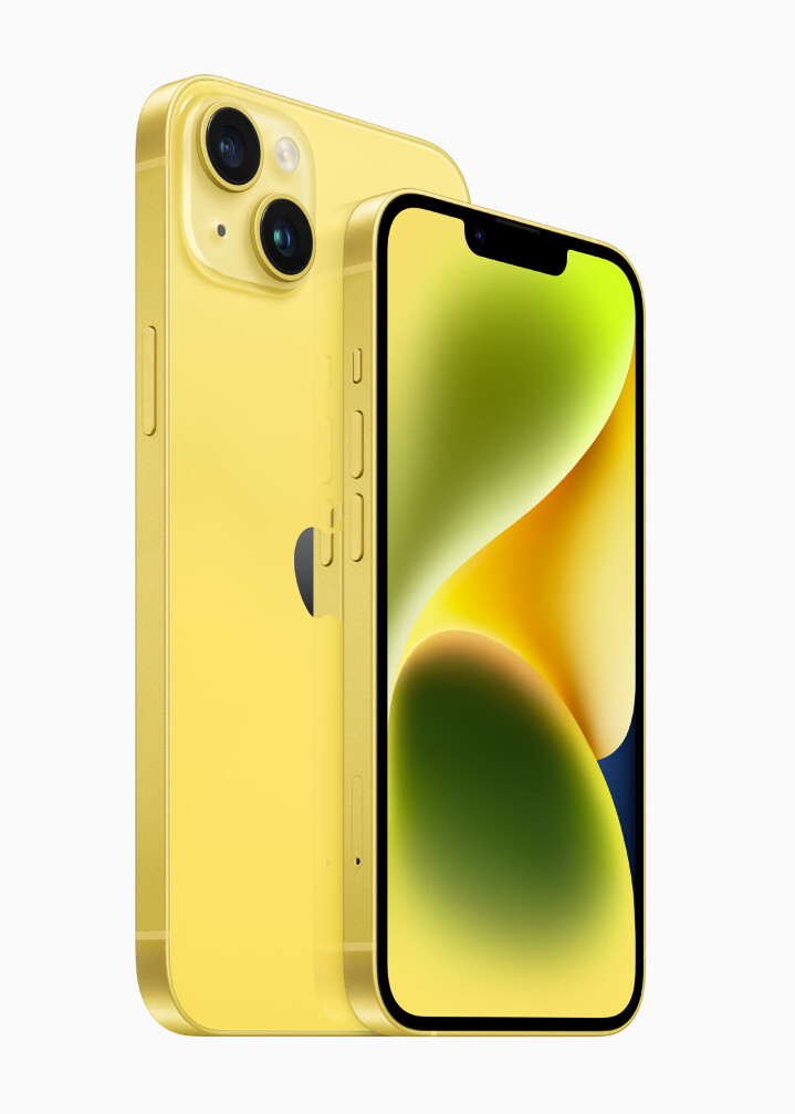 蘋果推出 iPhone 14 / 14 Plus 黃色新色，3/14 上市