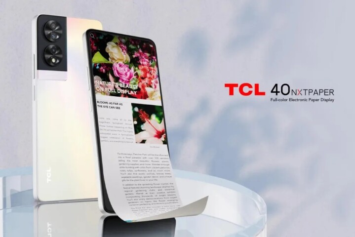 採用顯示亮度大幅提升的第二代 NXTPAPER 反射螢幕，TCL 40 NXTPAPER、TCL 40 NXTPAPER 5G 同步亮相