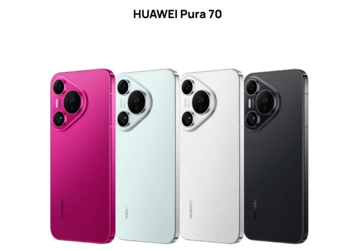 華為在中國市場發表 Pura 70 系列手機，搭載特殊三角形主相機模組、新款 Kirin 處理器