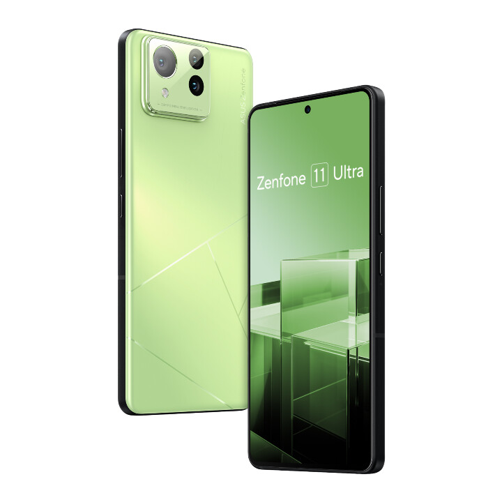 Zenfone 11 Ultra「啦啦綠」限量新色，鏡頭蓋採鋁環及亮面玻璃特別設計。.jpg