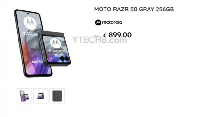 Moto Razr 50、50 Ultra 歐洲開價跟上一代相同