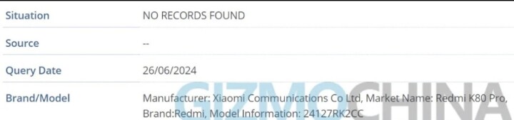 Redmi K80 已通過驗證  規格大幅提升將在全球上市