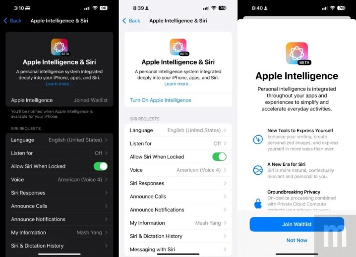 蘋果開始向開發者提供 IOS 18.1 Beta 1 預覽測試版本，提前體驗部分「Apple Intelligence」服務