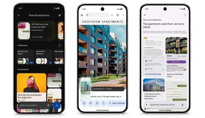 Google 在 Pixel 9 系列手機推出獨佔功能 Pixel Screenshots，可幫忙記住手機截圖內容背後待辦事項