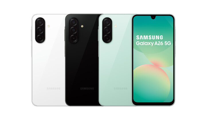 【新聞圖片8】Galaxy A26 5G推出深潛黑、浪花白、度假綠3款顏色。.jpg